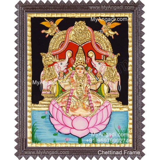 Gajalakshmi Tanjore Painting MATP266