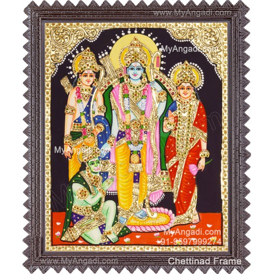 Ram Darbar Tanjore Painting
