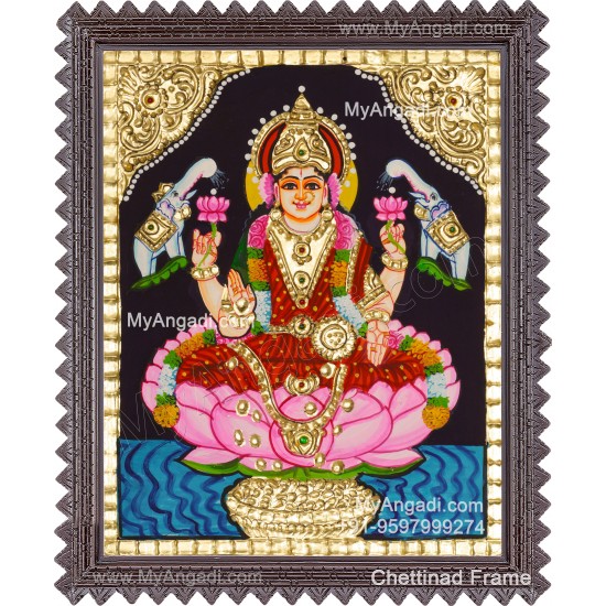 Gajalakshmi Tanjore Painting MATP266