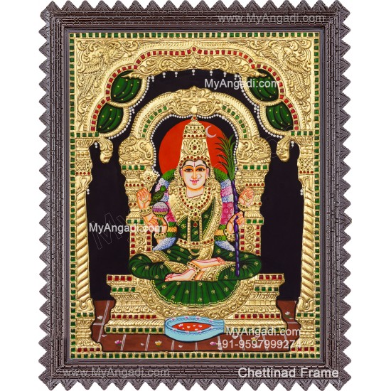 Kamakshi Amman Tanjore Painting