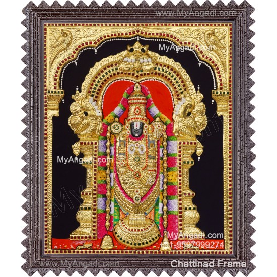 Balaji 3d Tanjore Painting