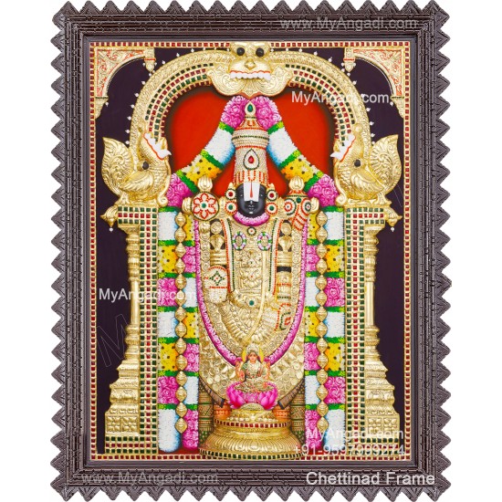 Balaji 3d Tanjore Painting Balaji 3d Tanjore Painting