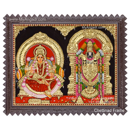 Balaji Lakshmi Tanjore Painting