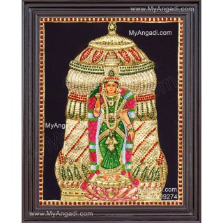 Meenakshi Amman Tanjore Painting