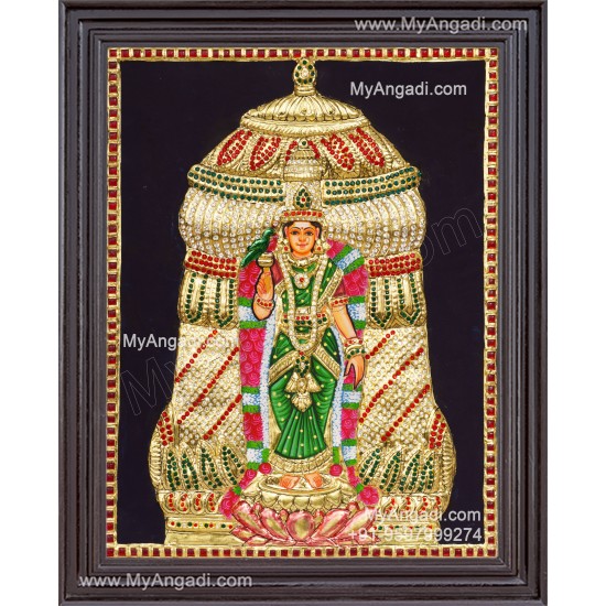 Meenakshi Amman Tanjore Painting