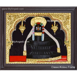Shiva Lingam Tanjore Painting