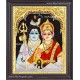 Shivan Parvathi Tanjore Painting