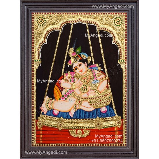 Krishna Tanjore Painting