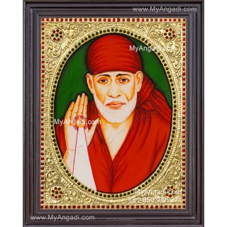 Saibaba Tanjore Painting