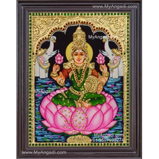 Gajalakshmi Tanjore Painting