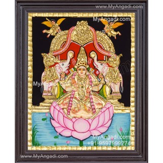 Gajalakshmi Tanjore Painting MATP266