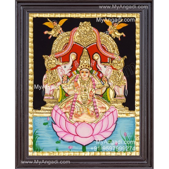 Gajalakshmi Tanjore Painting MATP266