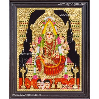 Samayapura Mariamman Tanjore Painting