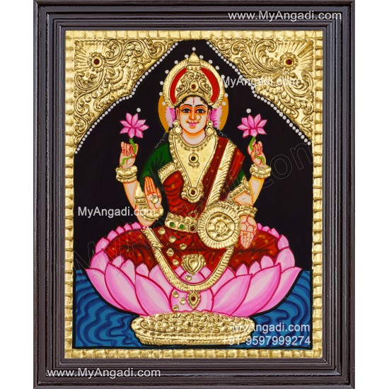 Dhana Lakshmi Tanjore Painting