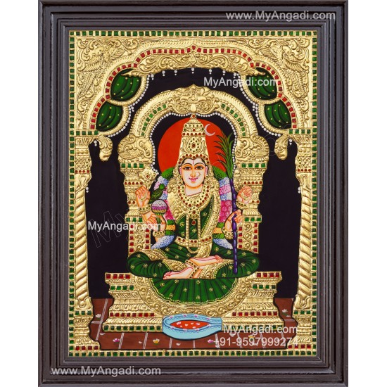 Kamakshi Amman Tanjore Painting