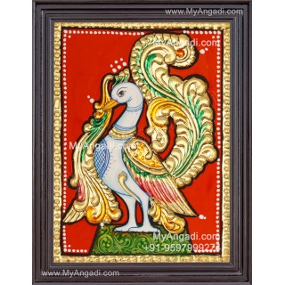 Annam Swan / Anna Pakshi Tanjore Painting