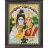 Shivan Parvathi Tanjore Painting