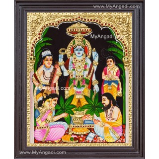 Sathyanarayana Tanjore Painting