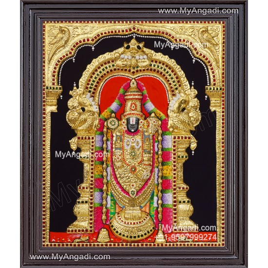 Balaji 3d Tanjore Painting