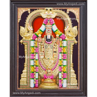 Balaji 3d Tanjore Painting