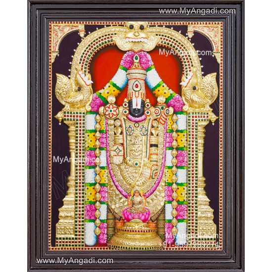 Balaji 3d Tanjore Painting Balaji 3d Tanjore Painting