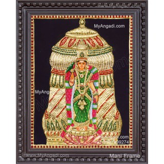 Meenakshi Amman Tanjore Painting