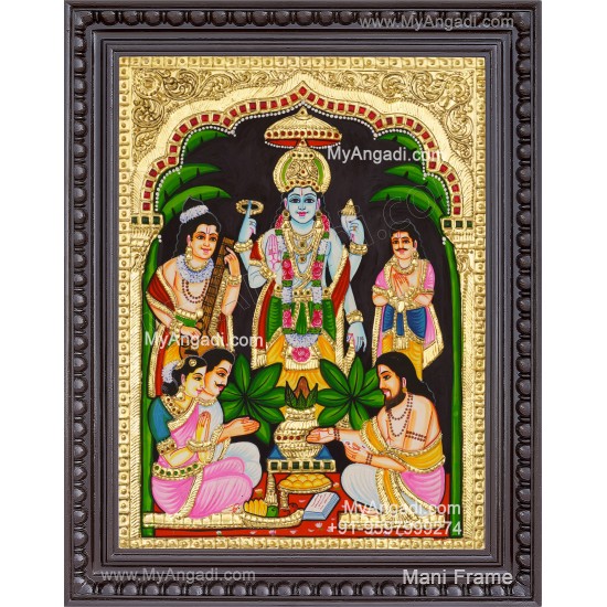 Sathyanarayana Tanjore Painting
