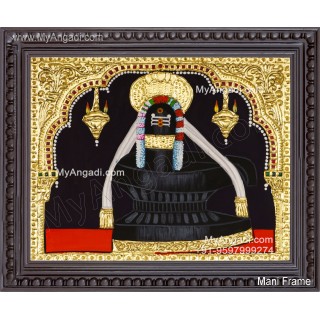 Shiva Lingam Tanjore Painting