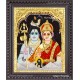 Shivan Parvathi Tanjore Painting