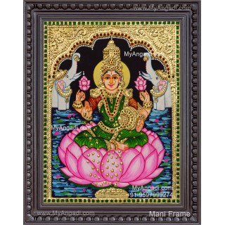 Gajalakshmi Tanjore Painting