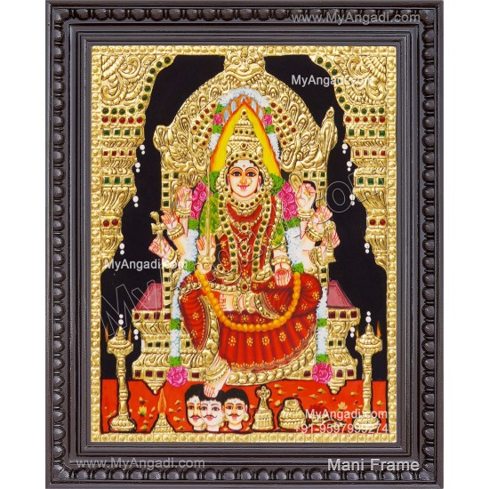 Samayapura Mariamman Tanjore Painting