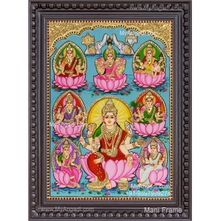Ashta Lakshmi Tanjore Painting