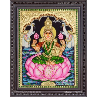 Gajalakshmi Tanjore Painting