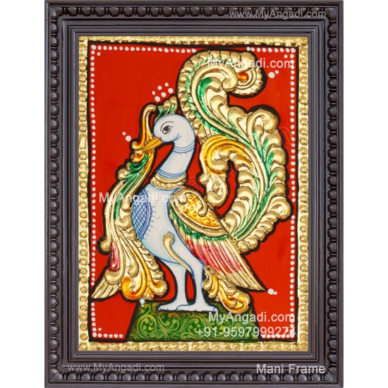 Annam Swan / Anna Pakshi Tanjore Painting