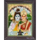 Shivan Parvathi Tanjore Painting