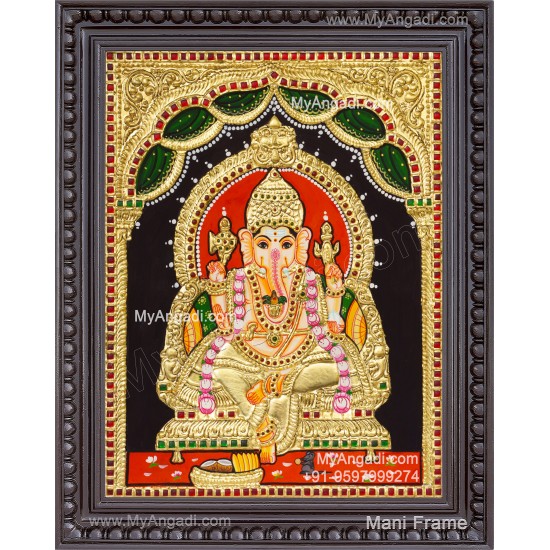 Ganapathi Tanjore Painting 