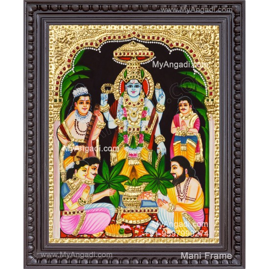 Sathyanarayana Tanjore Painting