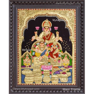 Kuber Lakshmi Tanjore Painting