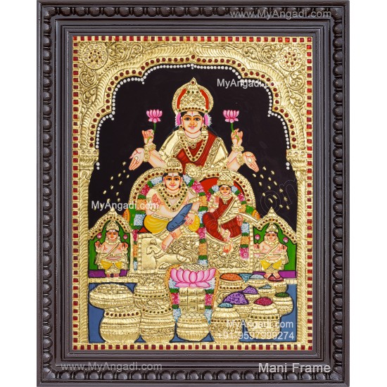 Kuber Lakshmi Tanjore Painting
