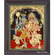Shiva Family Tanjore Painting - Shiva Parivar
