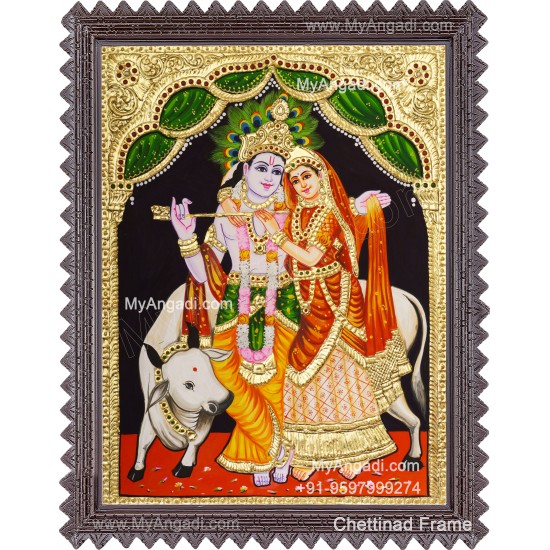 Radha Krishna Tanjore Paintings