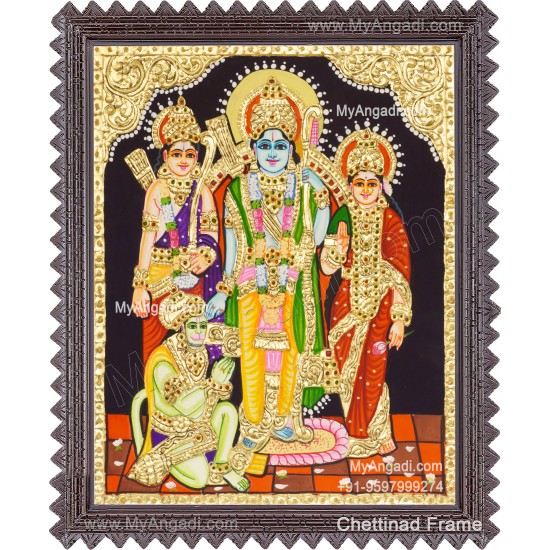 Ram Darbar Tanjore Painting