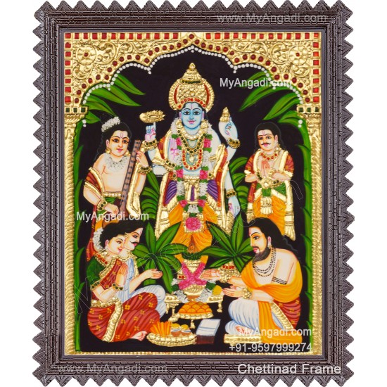 Sathyanarayana Tanjore Painting