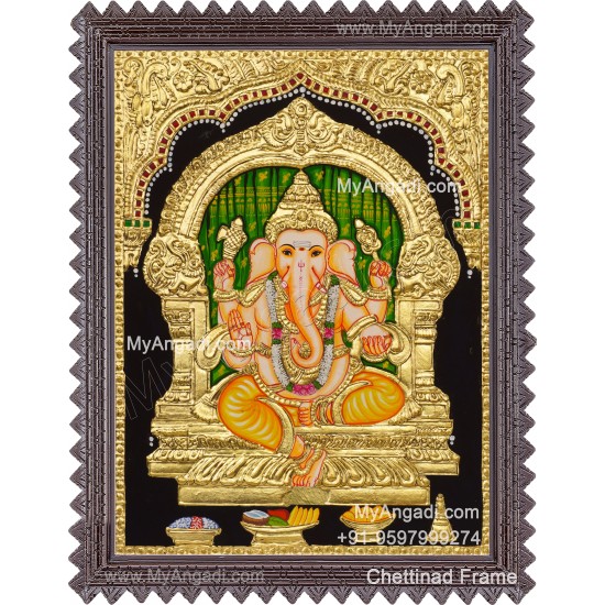 Ganapathi Tanjore Painting Tanjore Painting