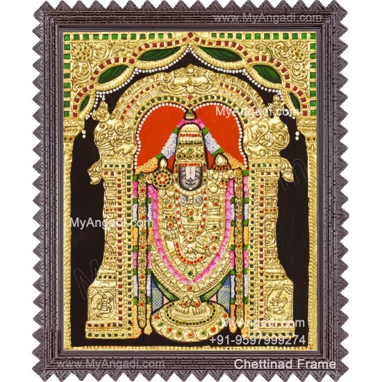 Venkatachalapathy  Tanjore Painting