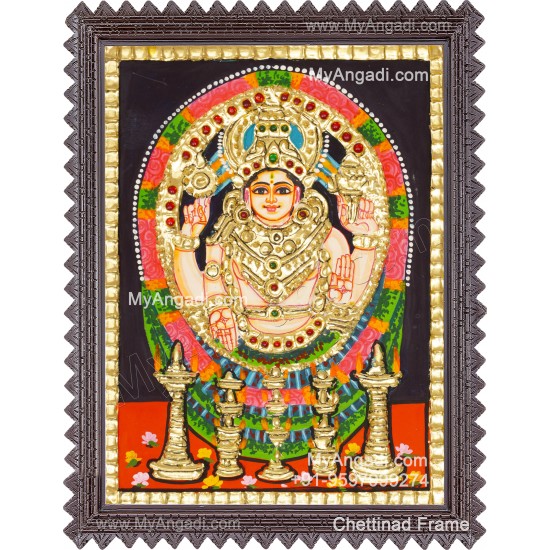 Chottanikara Bagavathi Amman Tanjore Painting