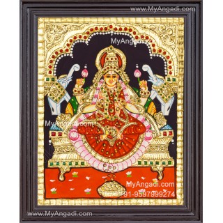 Gajalakshmi Tanjore Painting 