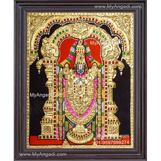 Venkatachalapathy  Tanjore Painting