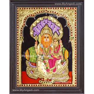 Lakshmi Narasimhar Tanjore Painting