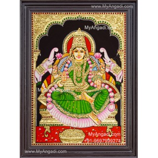 Gajalakshmi Tanjore Painting